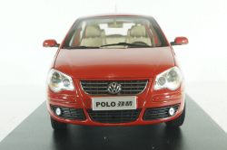 Volkswagen Polo IV 2005, Red, Paudi 1:18