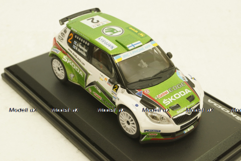 Skoda Fabia Super 2000, #2 J.Haninen/M.Markkula, 143LE-604D, Abrex 1:43