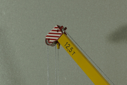 КС-3575А-1 автокран 12,5т на шасси Камаз-55313, красный/желтый Minigrad 1:43