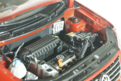 Volkswagen Polo IV 2005, Red, Paudi 1:18