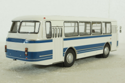 ЛАЗ-695Н (1981), белый/синий, DEMPRICE 1:43
