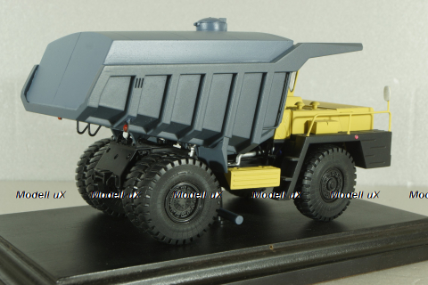 Белаз-540 карьерная поливалка, желтый/серый, Nik Models 1:43