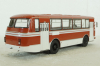 ЛАЗ-695Н (1981), красный/белый, DEMPRICE 1:43 