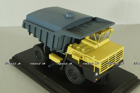 Белаз-540 карьерная поливалка, желтый/серый, Nik Models 1:43