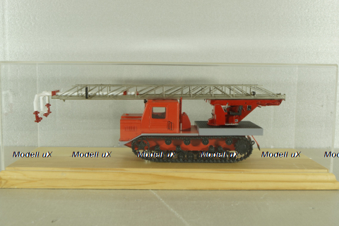 АПП-20 пожарный пеноподъемник на базе гусеничного артиллерийского тягача АТ-С модели 712, 1952 , Nik Models 1:43