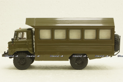 Газ-66 КСП, хаки, АвтоИстория 1:43