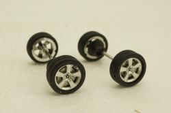 Колеса с осями на Mustang, IXO 1:43