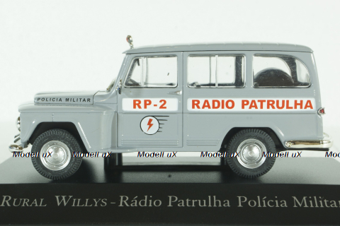 Rural Willys Radio Patrulha Policia 1970, DeAgostini 1:43