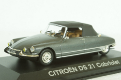 Citroen DS21 Cabriolet, grey, Norev 1:43
