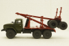 Урал-43204, хаки, лесовоз, АвтоИстория 1:43