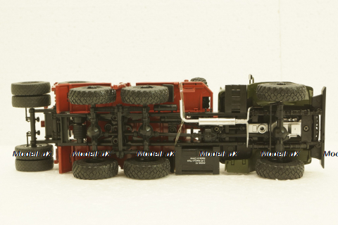 Урал-43204, хаки, лесовоз, АвтоИстория 1:43