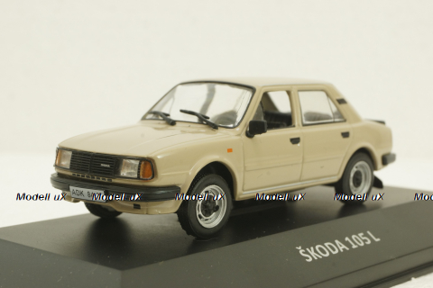 Skoda 105 L, beige, KALEIDOSKOP SKODA (DeAgostini) 1:43