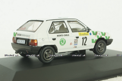 Skoda Favorit # 12 Rally Monte Carlo 1994, KS095, KALEIDOSKOP SKODA #95 DeAgostini 1:43