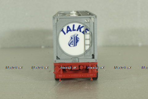 Mercedes SK 1850 LS tractor with semi-trailer tank "Alfred Talke" 1994, blue/white, 143004, Herpa 1:87