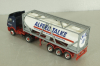 Mercedes SK 1850 LS tractor with semi-trailer tank "Alfred Talke" 1994, blue/white, 143004, Herpa 1:87