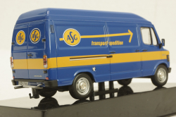 Mercedes 207D Van 1987, blue, CLC224, IXO 1:43