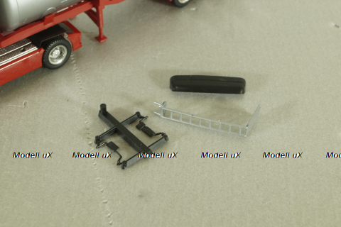 Mercedes SK 1735 LS tractor with semi-trailer tank "Alfred Talke" 1992, blue/silver, 141581, Herpa 1:87 