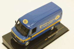 Mercedes 207D Van 1987, blue, CLC224, IXO 1:43