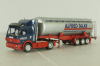 Mercedes SK 1735 LS tractor with semi-trailer tank "Alfred Talke" 1992, blue/silver, 141581, Herpa 1:87 