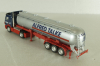 Mercedes SK 1735 LS tractor with semi-trailer tank "Alfred Talke" 1992, blue/silver, 141581, Herpa 1:87 