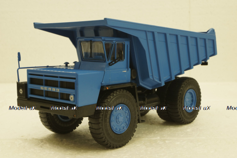 Белаз-7527 карьерный самосвал, синий, Н012, Наш Автопром 1:43