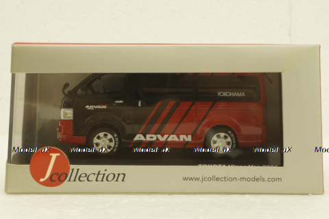 Toyota Hiace Van 2005, Yokohama Advan, red, JC087, J-Collection 1:43