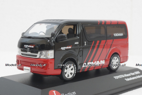Toyota Hiace Van 2005, Yokohama Advan, red, JC087, J-Collection 1:43