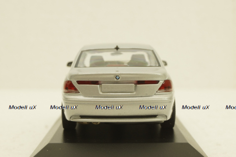 BMW 7 Series, E65 silver, 2001, 431020200, Minichamps 1:43