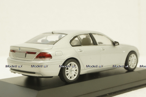 BMW 7 Series, E65 silver, 2001, 431020200, Minichamps 1:43
