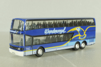 Setra S 228 DT bus "wanderwogel, blue, 144286, Herpa 1:87