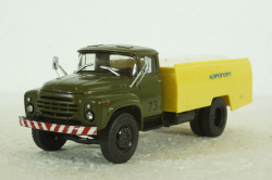 АС-161(130) Аэрофлот, Зил-130 хаки/желтый, Автолегенды СССР, Грузовики, 1:43