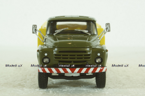 АС-161(130) Аэрофлот, Зил-130 хаки/желтый, Автолегенды СССР, Грузовики, 1:43