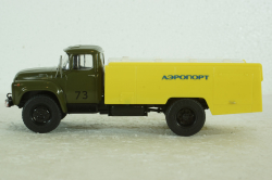 АС-161(130) Аэрофлот, Зил-130 хаки/желтый, Автолегенды СССР, Грузовики, 1:43