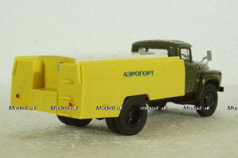 АС-161(130) Аэрофлот, Зил-130 хаки/желтый, Автолегенды СССР, Грузовики, 1:43