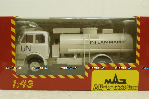 Маз-5334 АЦ-8, ООН, бензовоз, Н989, Наш Автопром 1:43