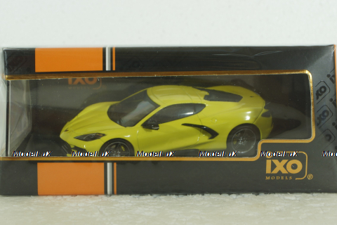 Chevrolet Corvette (C8) 2020, yellow, MOC315, IXO 1:43