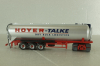 Scania TL with semi-trailer tank "Hoyer-talke", blue/grey, 147837, Herpa 1:87