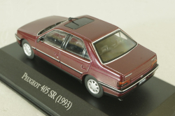 Peugeot 405 SR Saloon 1993, redmetallic, Altaya 1:43 Уценка!