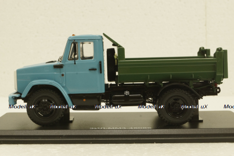 Зил-ММЗ-45085, голубой/зеленый, SSM1262, SSM 1:43