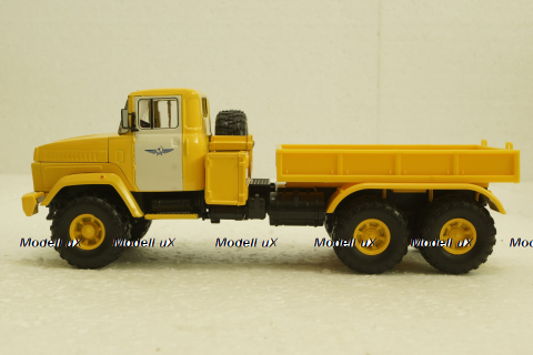 Краз-6446, баластный тягач, желтый, Н955, Наш Автопром 1:43