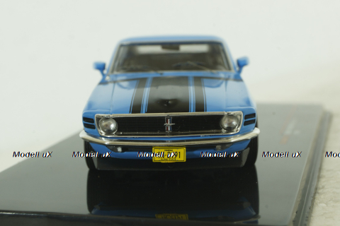 Ford Mustang Boss 302 1970, blue, CLC569, IXO 1:43