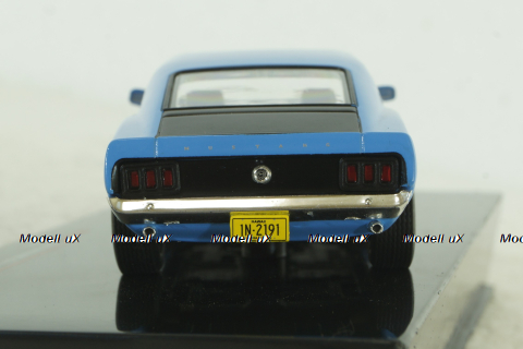 Ford Mustang Boss 302 1970, blue, CLC569, IXO 1:43