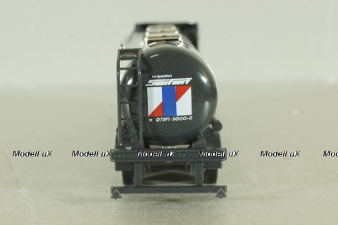 Mercedes Actros 1843 with semi-trailer tank "Seifert" grey/chrome, 144286, Herpa 1:87