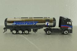 Mercedes Actros 1843 with semi-trailer tank "Seifert" grey/chrome, 144286, Herpa 1:87