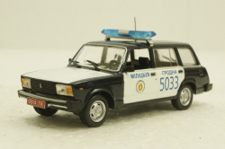 Ваз-2104, Милицыя Гродна, Полицейские Машины Мира №55, 1:43