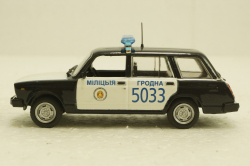 Ваз-2104, Милицыя Гродна, Полицейские Машины Мира №55, 1:43