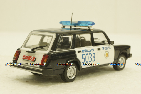 Ваз-2104, Милицыя Гродна, Полицейские Машины Мира №55, 1:43