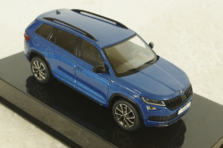 Skoda Kodiaq Sportline 2018, blue, CLC559, IXO 1:43