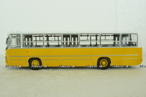 Икарус-260, желтый (белые двери), 900483, Советский Автобус 1:43