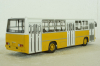 Икарус-260, желтый (белые двери), 900483, Советский Автобус 1:43
